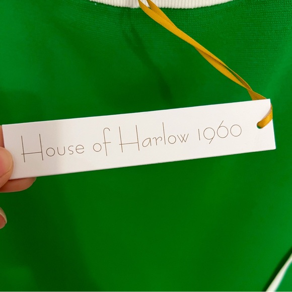 House of Harlow•GREEN BEE/CLOUD DANCER•Skirt•Tank•Set•Sz M•NWT - Picture 9 of 11